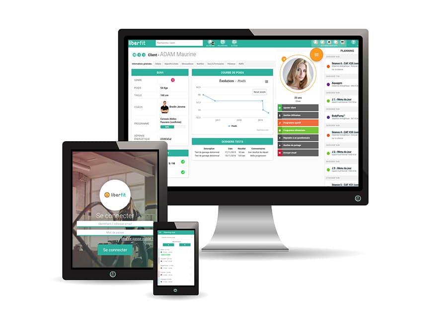 Liberfit Logiciel de Gestion salle de sport tout en un